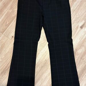 Black Plaid Trousers